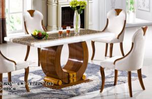 Quality restaurant modern rectangle 1.4m marble dining table furniture wholesale