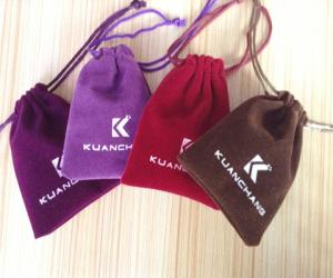 Quality Durable Velvet Drawstring Reusable Jewelry Organizer Bag wholesale
