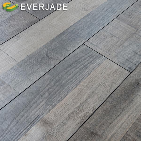 Everjade 14mm Natural Maple Smooth Wood Plastic Waterproof Plank Piso Flotante