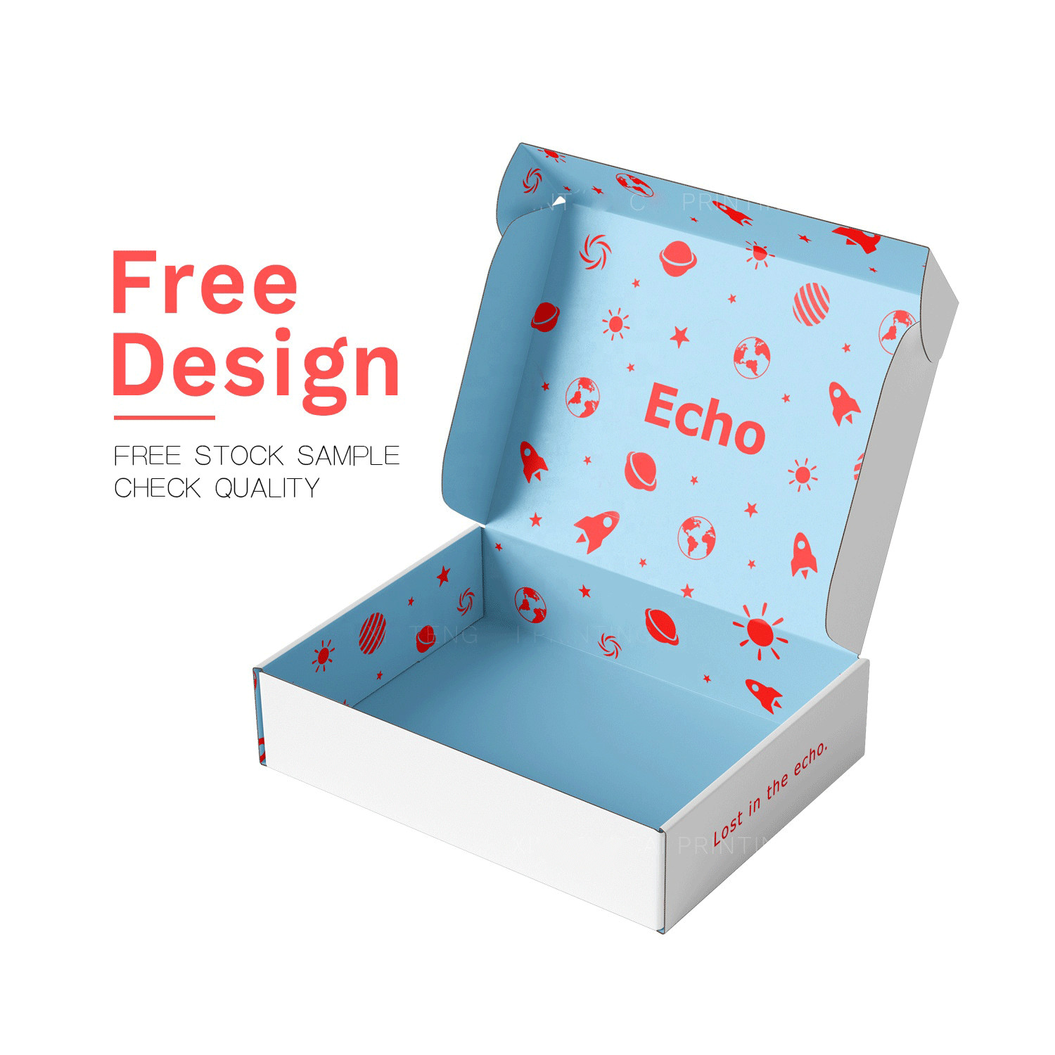 Collapsible Kraft Paper Corrugated Boxes Recycled Printed Customized