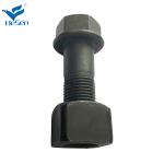 Excavator Black Bolts And Nuts 5H8756 130-32-11213 Track Link Bolt Nut