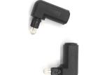 Female To Female Optical Fiber Accessories 90 Degree Angle Adapter