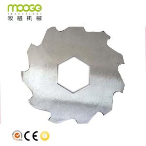 Quality 18n Rubber Double Shaft Shredder 30n Plastic Crusher Blade wholesale
