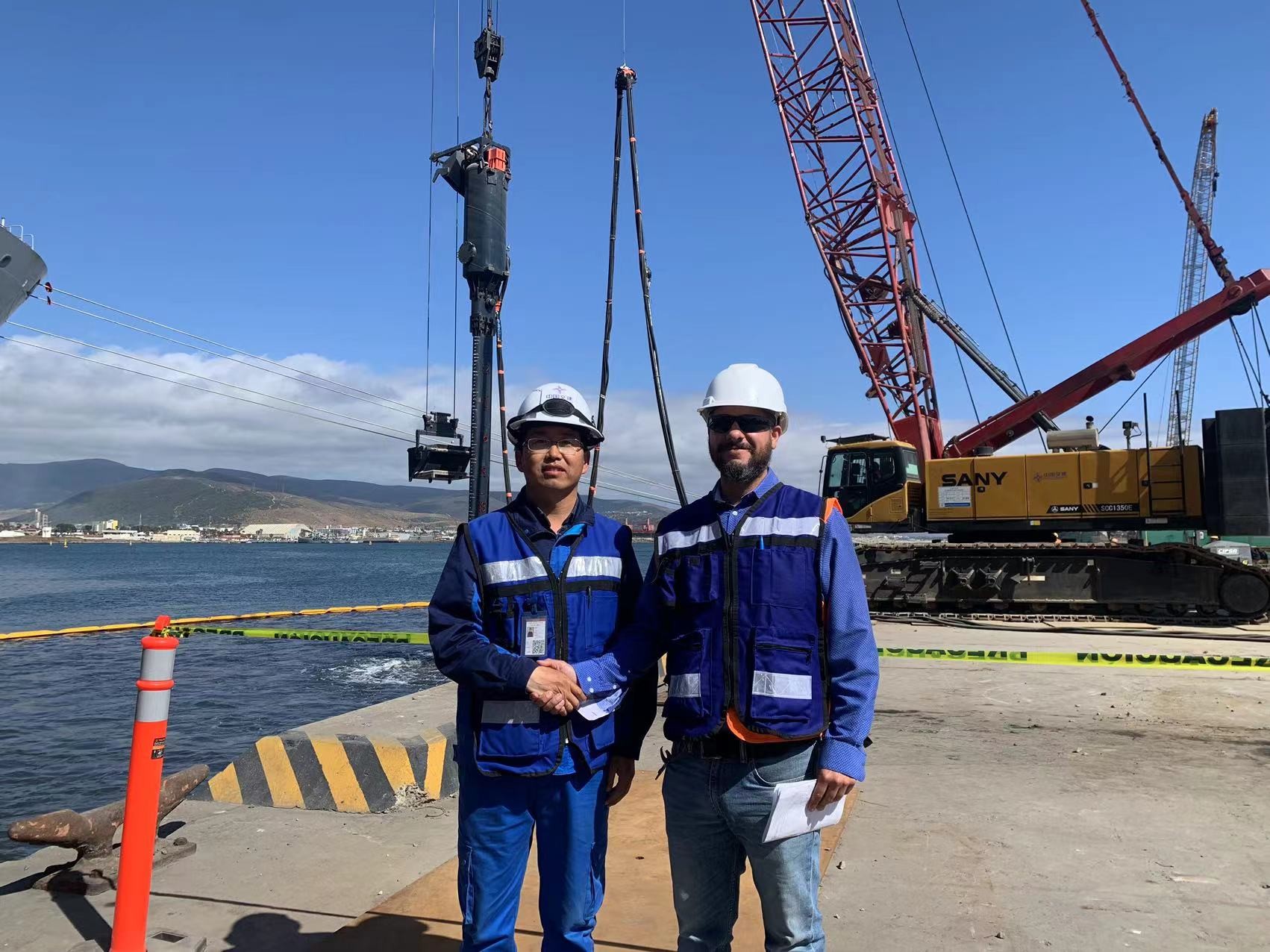 3 Phase Inverter Drive Bottom Feed Vibroflot Ground Improvement Equipment Vibro Replacement Stone Column