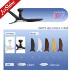 Waterproof Outdoor Color Changing Ceiling Fan Low Power Energy Saving