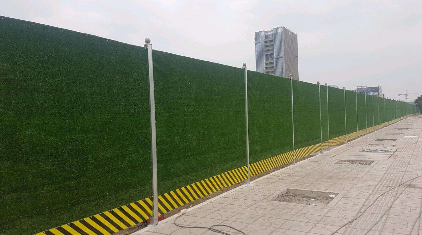 Synthetic Grass Backyard Fence Decoration Environmental Green Natural