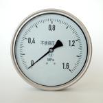 EN 837-1 1.6 MPa All Stainless Steel Pressure Gauge Blow Out Protection 1/2 PT