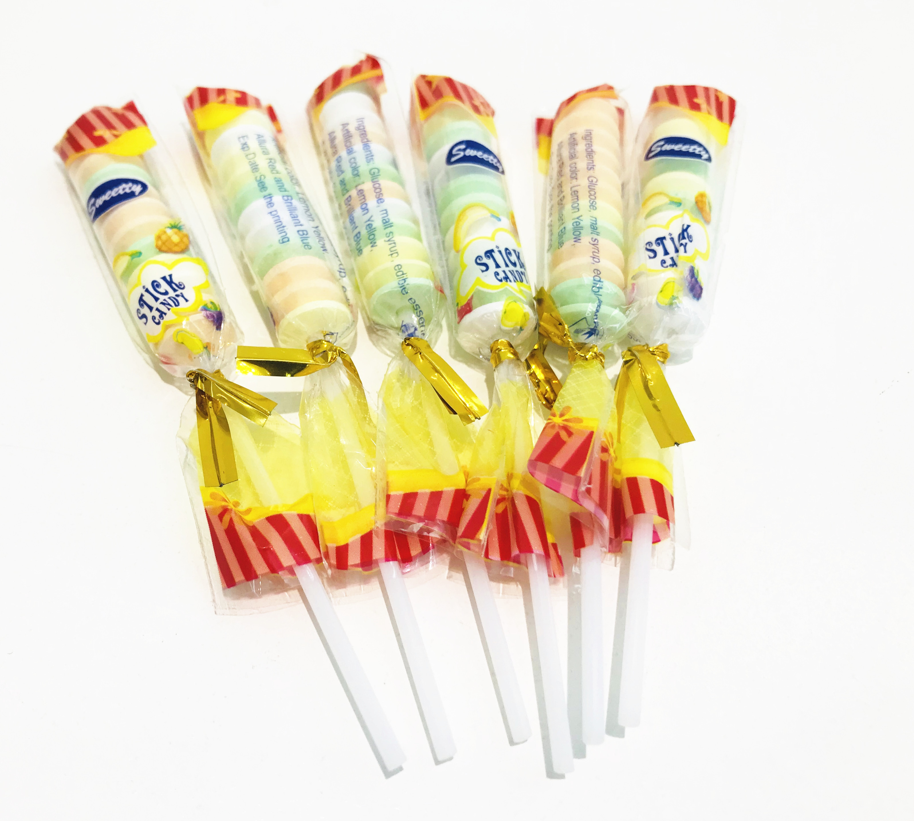 3g Compressed Candy , Multi Fruit Flavor Small Brochette Candy / Good price & nice taste