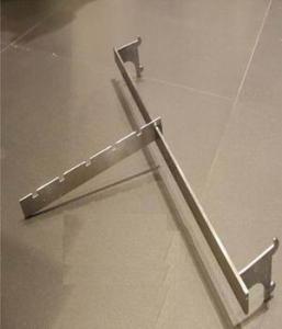 Quality Customized Metal Hanging Bar Shop Display Hooks 300 - 350MM For Clothing Shop wholesale