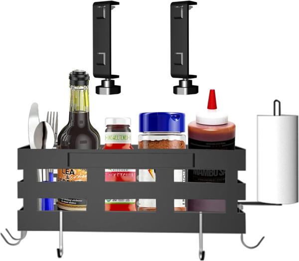Upgraded Griddle Caddy for 28"/36" Blackstone Griddle/Prep Cart Extra-Capacity