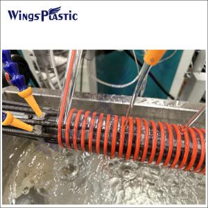 Quality Pvc Water Suction Hose Production Line Pvc Spiral Pipe Extrusion Line With Factory Price wholesale