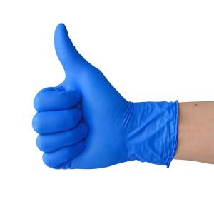 Quality 6Mil Blue Nitrile Disposable Gloves Medium wholesale