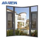 Guangdong NAVIEW Aluminium Vertical Casement Double Glazing Aluminium Windows
