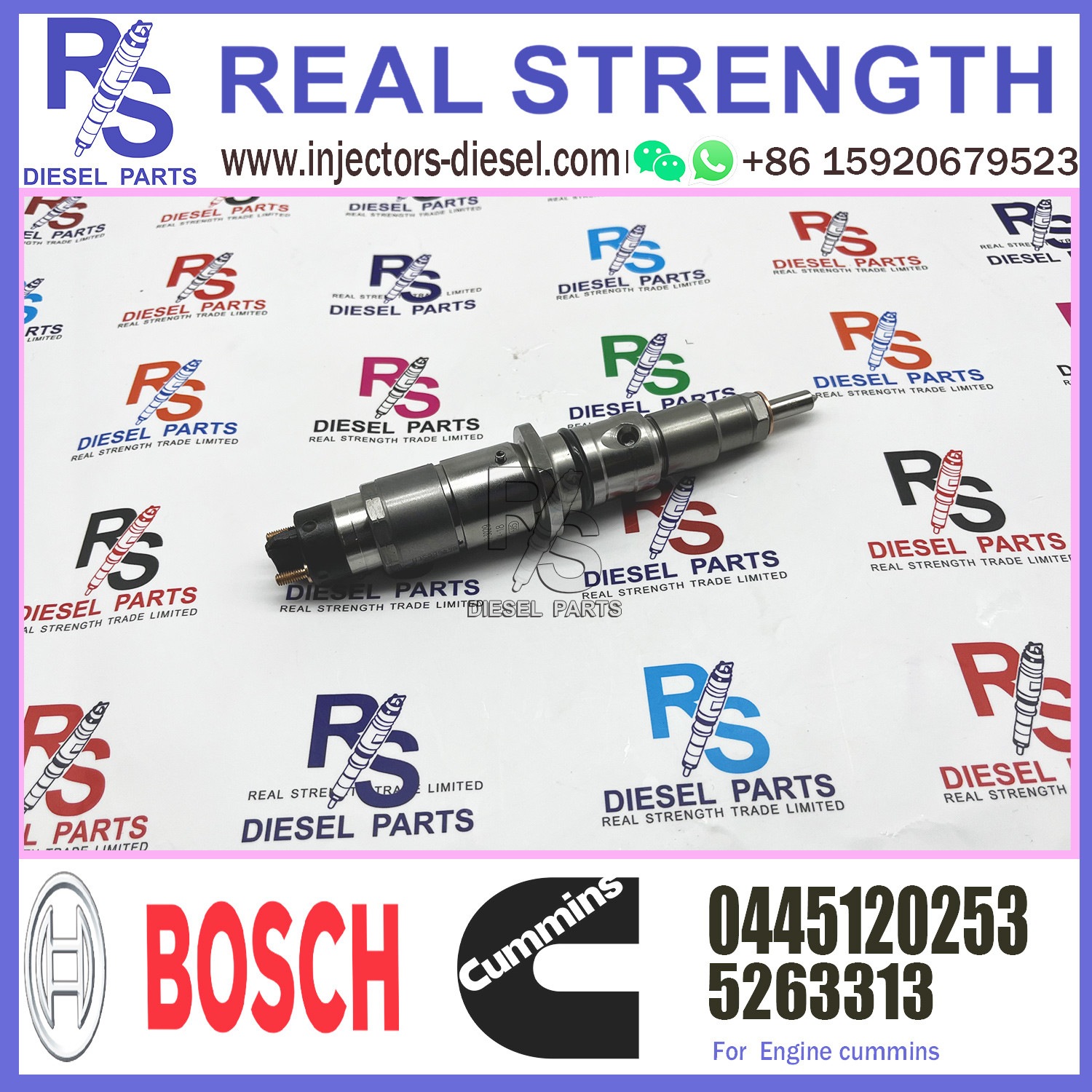 Fuel Diesel Injector Nozzles for Cummins 4988301 5263313 0445120253