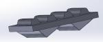 Small 90 Links Robot Rubber Tracks Jointless 50mm Width