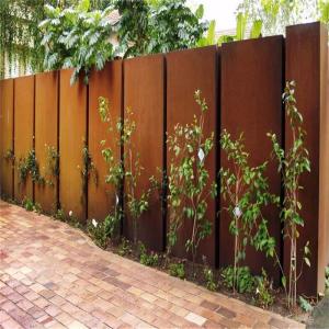 Quality Garden Villa Panels Corten Metal Privacy Fence wholesale