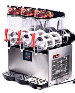 Quality 3 flavour Smoothie Slush Machine , 0.7KW Snacks Maker Machine wholesale
