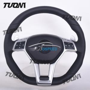 Quality Mercedes Benz Steering Wheel Black Easy Installation Rounded Top Flat Bottom wholesale