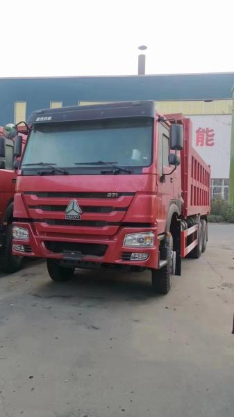 18 Cubic Meters Capacity Used HOWO 6X4 Heavy Duty Dump Truck with Manual