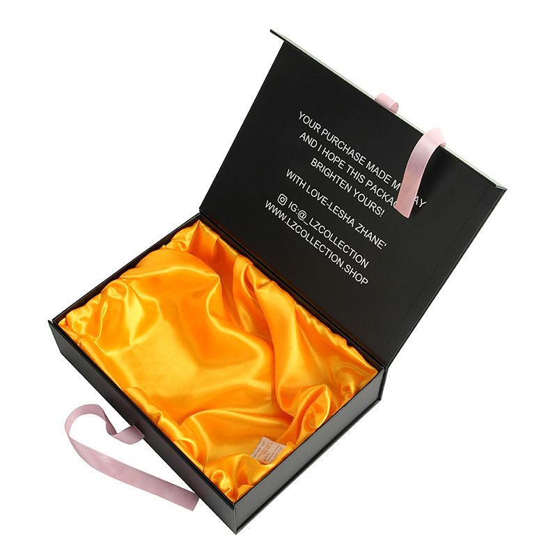 Folding Cardboard Carton Box, Custom Logo Luxury Hair Packaging Box