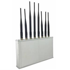 Quality 6 Band Desktop Phone Signal Jammer Compatible With ICNIRP Standards wholesale