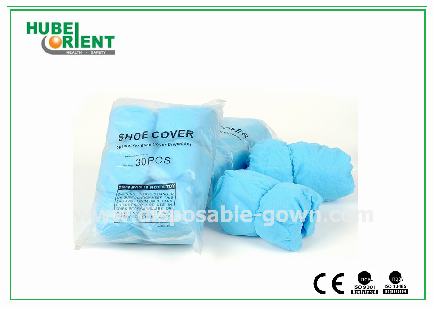 Waterproof Disposable CPE Shoe Covers Free Size