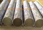 Powder Coating Round Aluminum Extrusion Profiles Marble Grain Color 8-15HW