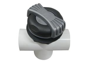 Quality Two Inch Three Way Water Hot Tub Diverter Hot Tub Shut Off T Valve OEM &amp; ODM wholesale
