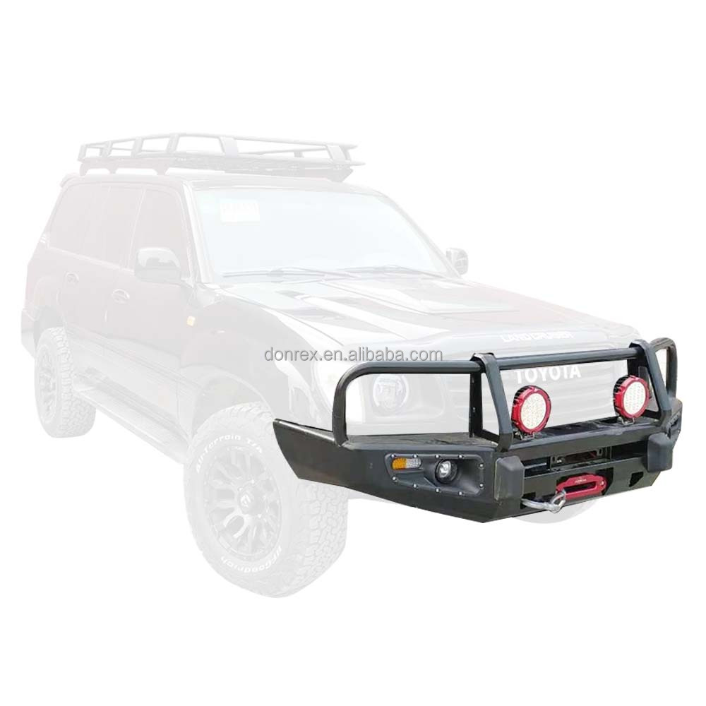 High- Steel Off Road 4x4 Car Body Kit for Toyota Land Cruiser LC100 Bull Bar Front Bumpers