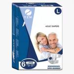 Overnight Absorbency Adult Diaper Briefs Hypoallergenic 20 Quantity