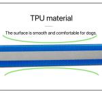 GPS Positioning Leather Pet Collar Leashes TPU Personalized