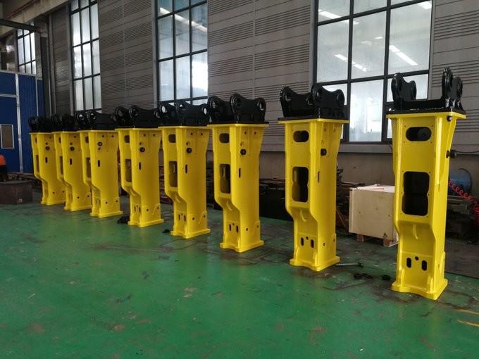 Mini 20tons Hydraulic Hammer Loader Rock Breaker Excavator SB70 SB81 For Demolition