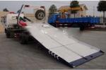 3 Ton Special Purpose Trucks Road Wrecker Truck Towing Two Cars White Color