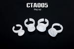 White Plastic Tattoo Accessories Disposable Eyelash Extension Glue Holder