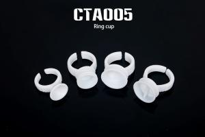 Quality White Plastic Tattoo Accessories Disposable Eyelash Extension Glue Holder wholesale