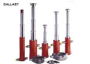 Quality Single Acting Multi Stage Telescopic Hydraulic Cylinder Anti Rust Painting Trademark wholesale