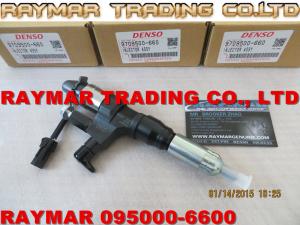 Quality DENSO Common rail injector 095000-6600, for HINO J08C J08E 500 Series 23670-E0040 wholesale