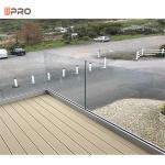 ISO9001 Aluminum Glass Balustrade Systems Stairs Aluminium Railing