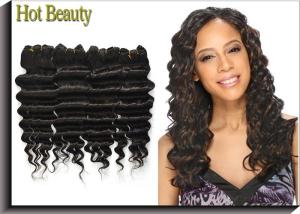 Quality Tangle Free Virgin Human Hair Extensions , Ocean Wave Remy Hair wholesale
