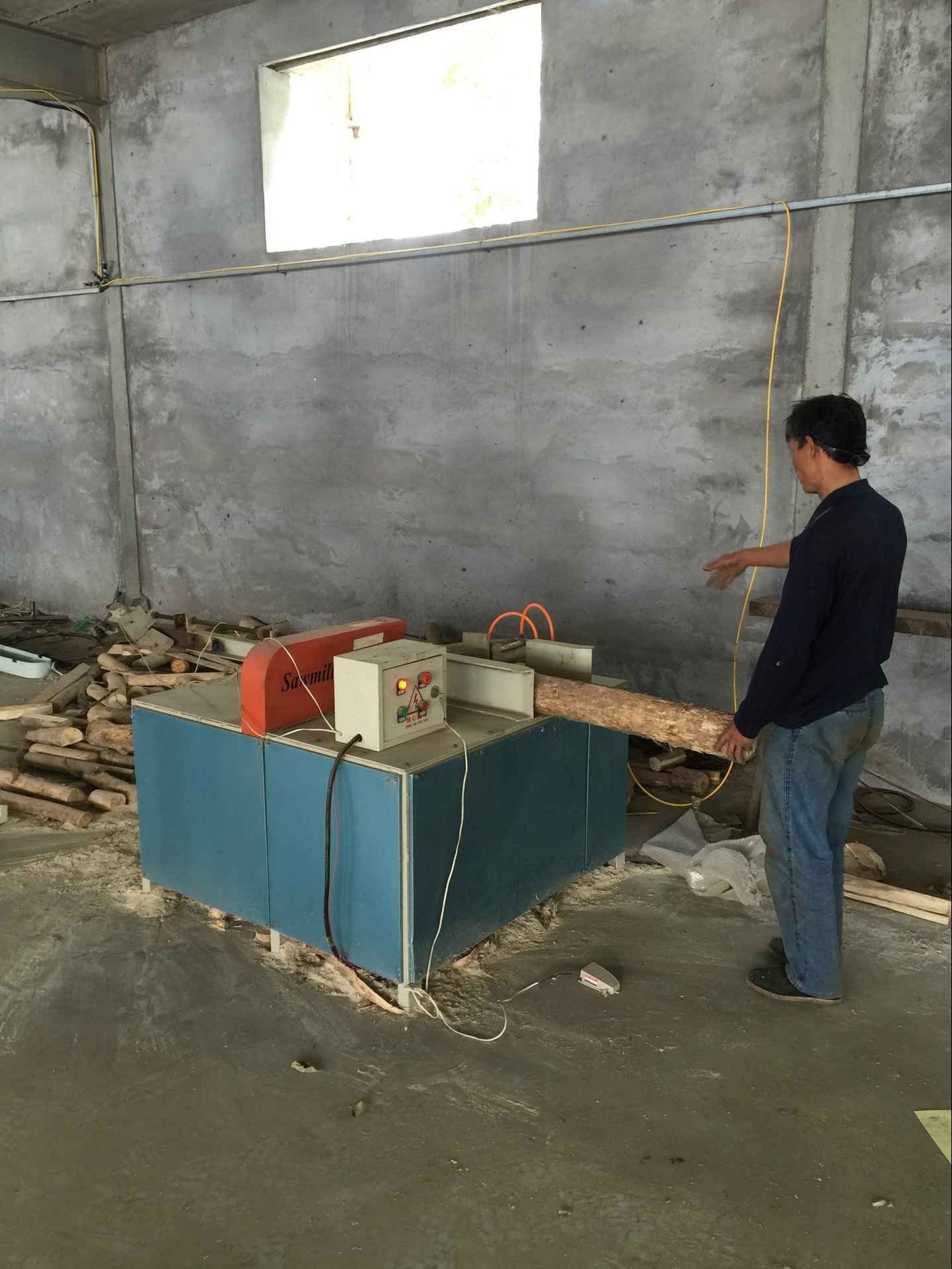 Off Circular Saw Log Slasher Forestry Equipment cutting-off wood circular saw machine