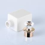 High Quality Luxury White Customize Square Shampoo Hair Lotion Bottle With