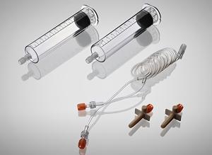 Quality C01-006-10 Double Cylinder 100ml Pressure Injector Syringe wholesale