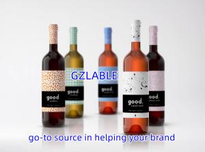 Quality 1.5 Inch Custom Sticker Labels Clear Poly Easy Peel Off Stickers Waterproof wholesale