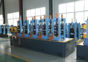 China Galvanised Carbon Steel 50m / Min Speed Pipe Mill Machine on sale