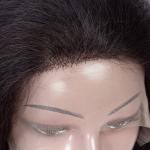 Ready to Ship Kinky Straight Raw Human Hair 5X5 Transparent Lace Front Wigs 12