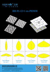 Quality PC Material High Transmittancy High Power LED Street Light Lens For LED Street and Area, Eco-Friendly wholesale