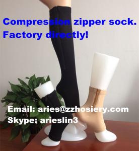 Quality Footless compression zip miracle sock wholesale