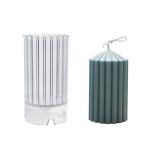 OEM Silicone Pillar Candle Molds Customized Candle Stick Mold LFGB Certified