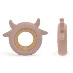 Food Grade Silicone Beads Beech Wood Teether Phthalate Free