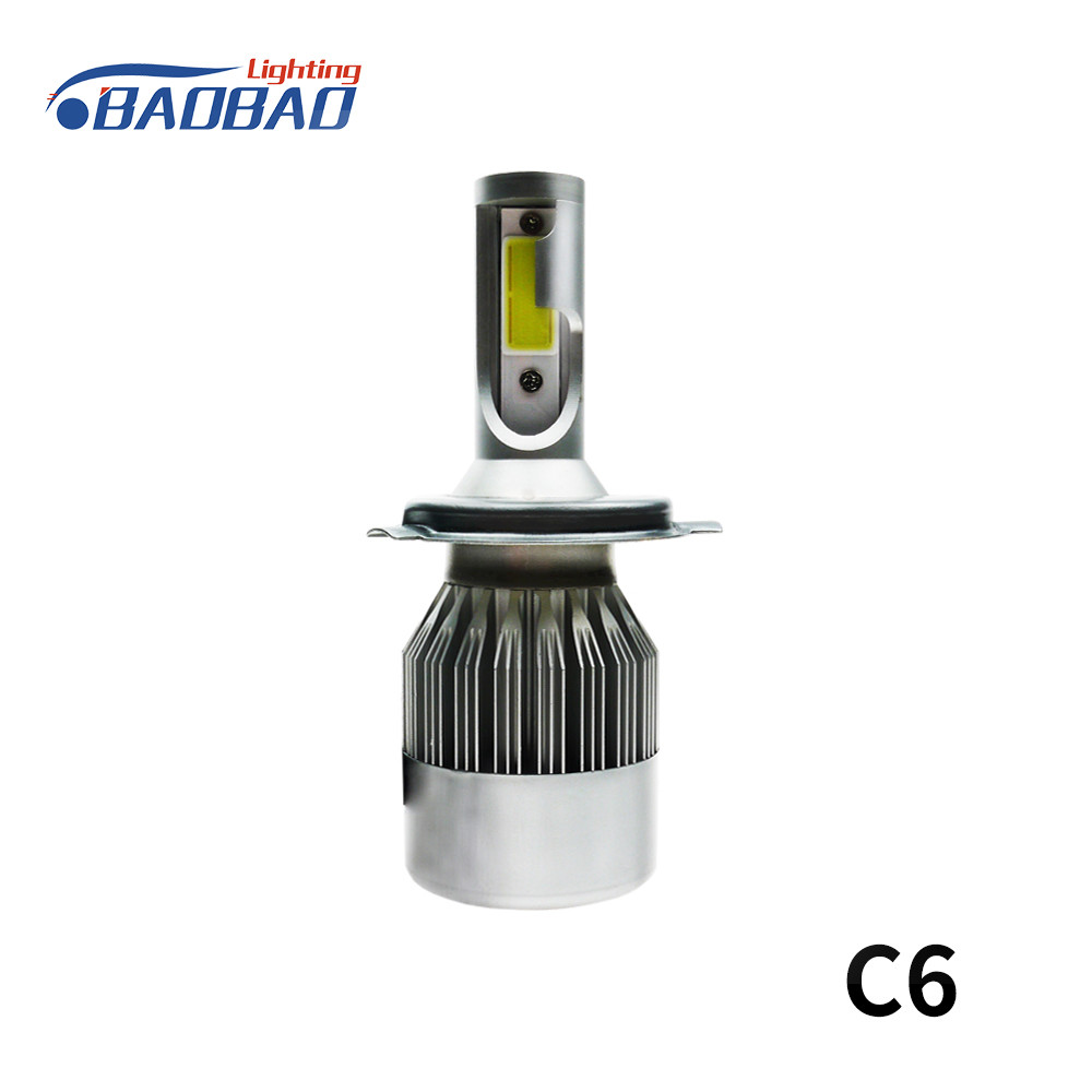 C6 30W 3600Lumen COB Car LED headlight